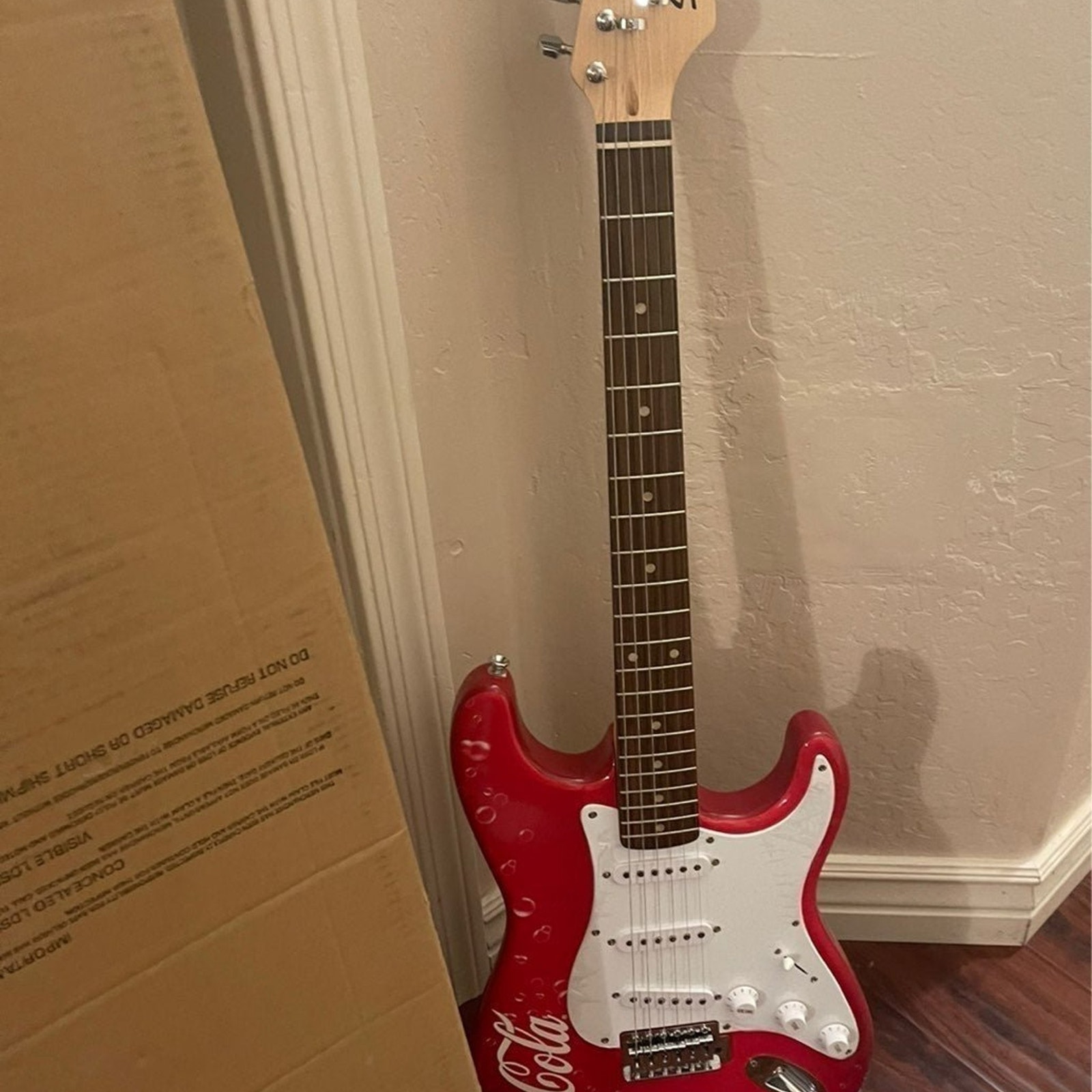 Squier Bullet Strat By Fender Red Guitar New In Box